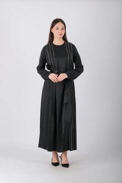 2056 NUSS ELBİSE - Bordo