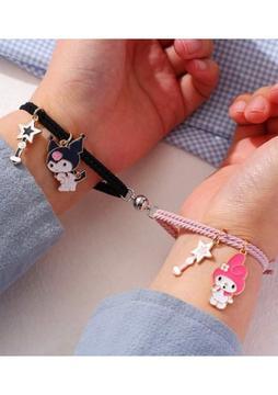 Syn İletişim Sanrio Kuromi My Melodi Melody Sanrio mıknatisli 2 li bileklik kuromi my melody