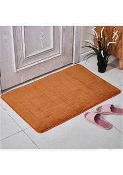 TY7i Çizgili Mercan Kadife Paspas Banyo Emici Ayak Paspası (Yurt Dışından)