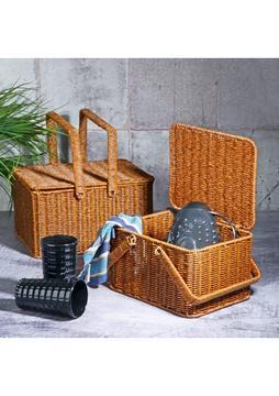 Kosova Piknik Sepeti Dikdörtgen Büyük Sepet 330-1