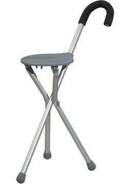 Medwelt Alüminyum Oturaklı Tabureli Baston