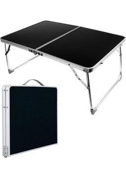 Blooma Alüminyum Siyah Katlanabilir Çok Amaçlı Kamp Masası 60X40X25 cm