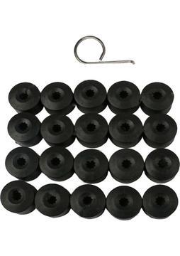 Volkspar Volkswagen Tiguan Bijon Kapağı Takım (Siyah) 2016-2019 Model Arası Araçlara Uyumlu 1K0601173