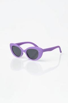 Tiara Bebek Çocuk UV400 Korumalı Güneş Gözlüğü ve Saklama Kabı 1-4 Yaş (Lila)