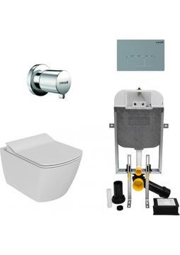 Creavit Elegant Asma Klozet ve Gömme Rezervuar Seti