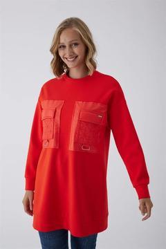 KAPİTONE CEPLİ TUNİK