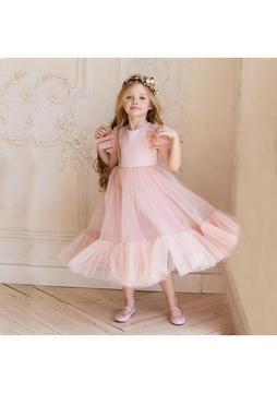 Masho Trend Lozere Kız Çocuk Amerikan Satenli Tüllü Abiye, Kız Çocuk  Abiye, Mezuniyet Elbisesi Balo Elbisesi