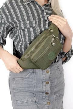 Çapraz Göğüs ve Bel Çantası Krinkıl Kumaş