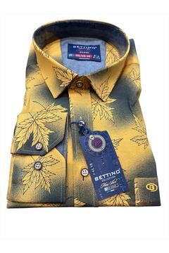 Bettino Büyük Beden BATTAL BOY Mevsimlik Klasik Gömlek Uzun Kol