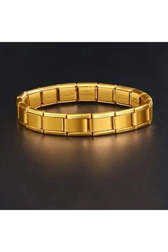 İtalyan Charm Çelik Bileklik | Paslanmaz, Ayarlanabilir, Şık, Modüler Tasarım, Hediyelik Aksesuar