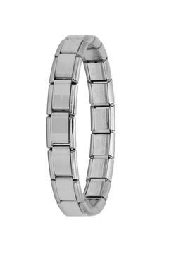 Anti Stres Esnek Denge Bilekliği Paslanmaz Çelik Metal Italyan Charm Bileklik