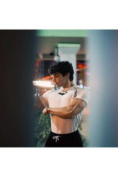 Erkek Compression Kısa Kollu Tişört Batman Baskı