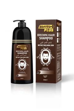 Brown Hair Shampoo Anında Etkili Koyu Kahverengi Boya Şampuan (KOYU KESTANE)350 ml