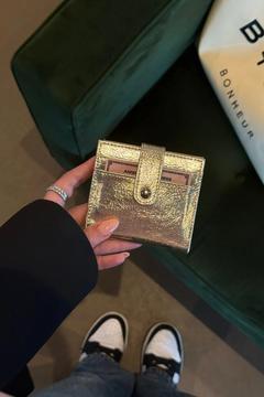 Parlak Suni Deri Cüzdan