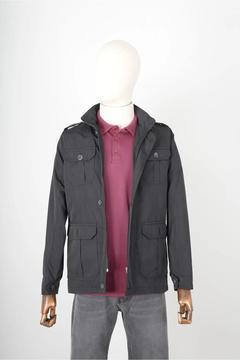 Slim Fit Safari Mont Siyah