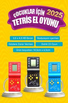 Tetris Nostaljik Oyuncak Atari Pilli Mia Tetris El Atarisi Unutulmayan Tetris Oyun Karışık Renk