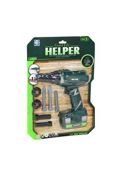 Kartela Pilli Matkap Erkek Çocuk Tamir Oyun Seti