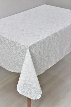 Hazır Dantel Görünümlü Silinebilir Pvc Muşamba Masa Örtüsü Güpür 07-güpür