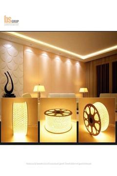 10 Mt Günışığı 220 Volt 3çipli Şerit Led Işık Hortum Led Aydınlatma Dış Mekan Su Geçirmez Led Hortum