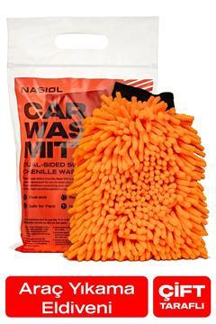 Çift Taraflı Mikrofiber Süper Yumuşak Peluş Araç Yıkama Eldiveni-Çiziksiz ve Detaylı Temizlik