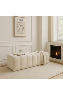 ringo puf uzun bench 120cm modern puf