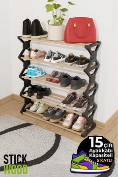 5 Katlı 1.sınıf Süper Kalite Ayakkabılık 2 Yıl Garantili Sw 6005