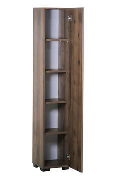 Irmak Mobilya Tek Kapaklı 5 Raflı Çok Amaçlı Banyo Mutfak Kiler Dolabı Tek Kapılı Dolap