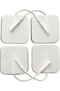 Kablolu / Soketli Elektrot 5*5 Cm Ems Tens Cihazı Pin Girişli Elektrod , 2 Paket = 8 Adet
