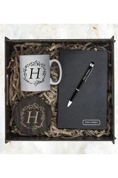 Kişiye Özel Ahşap Kutulu Isimli Ajanda Kalem Kupa Bardak Altlığı Seti