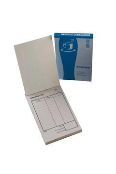 Sry Tek Nüsha Adisyon Sipariş Fişi 15 Cm X 9 Cm 20 Cilt