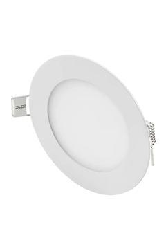 6w Slim Kasa Led Spot Beyaz Işık Led Panel Beyaz Yuvarlak 3,5" 6500k (Delik:10,5cm Dış:12cm)