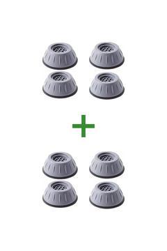 8 Adet Beyaz Eşya Altlığı Ayağı Çamaşır Bulaşık Makinası Buzdolabı Yükseltici ve Titreşim Önleyici