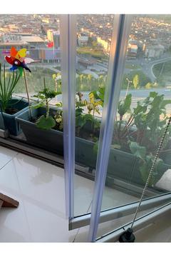 Plastik Cam Balkon Fitili Çıtası Büyük H, Küçük H Veya D Fitil 1 Adet 150cm Şeffaf Fitil