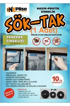 Pratik - Hazır Sineklik 80 X 150 Cm (Sök Tak) Pencere Sinekliği