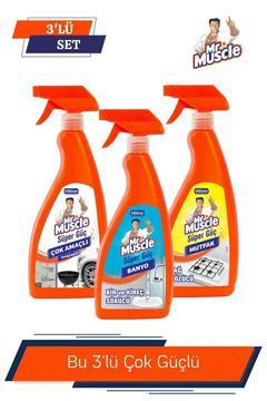 Süper Güç Serisi Banyo + Mutfak + Çok Amaçlı Temizleyici 750 ml