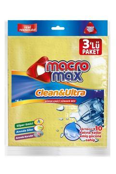 Ultra Sünger Temizlik Bezi 3'lü