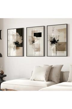Çerçeveli Tablo Seti, 3 Parça Çerçeveli Tablo
