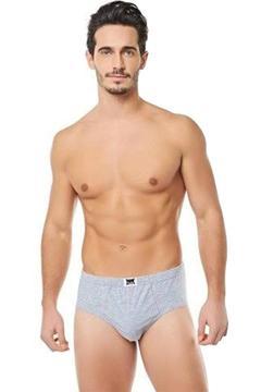 Tutku Erkek Külot Pamuklu Gri 6'lı