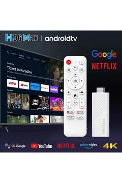 H313 Mini 4K TV Stick Android 14 Akıllı Kutu 2GB+16GB Dual Wifi Google Sesli Komut Netflix