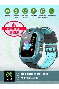 Sim Kartlı, Konum Takipli, Sos Acil Arama Ve Imei Kayıtlı Akıllı Çocuk Takip Saati