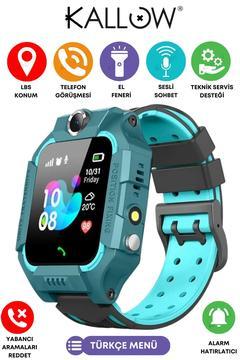 K479 Sim Kart Girişli Akıllı Çocuk Saati Lbs Konum Ve Sos Özellikli Usb Şarjlı Yeşil