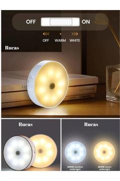 Yeni Nesil Hareket Sensörlü Usb Şarjlı Led Işık Lamba 2023