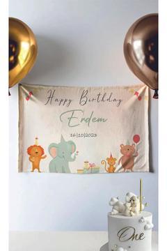 70X100 CM DOĞUM GÜNÜ FLAMASI -İSME ÖZEL KİŞİSELLEŞTİRİLEBİLİR DOĞUM GÜNÜ AFİŞİ-PANKARTI