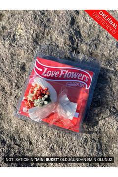 Love Flowers Tasarım Turuncu Çiçek, Koleksiyonluk Çiçek Buketi, Sevgiliye Hediye Kalıcı Çiçek Buketi