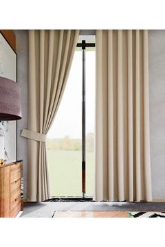 BEJ Termal %100 Işık Geçirmez Blackout Karartma Güneşlik Perde.