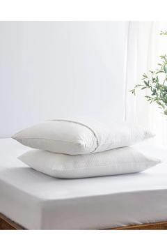 Elicia 2'li Sıvı Geçirmez Yastık Alezi - Beyaz