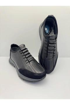 İçi Dışı Hakiki Deri Poli Tabanlı Ortapedik Casual Ayakkabı Büyük Numara Ayakkabı 40-50 Numara Arası