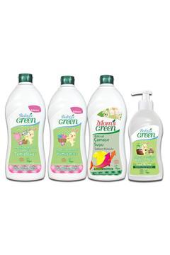 4'lü Set Organik Bebek Çamaşır Deterjanı Ve Bakım Seti