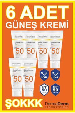 Güneş Kremi Spf 50 | Yüksek Uva/uvb Koruma | Yeni Üretim 100 gr 6 Adet
