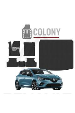 Renault Clio 5 2020+ Hücreli Premium Eva Paspas Set & Bagaj Havuz Tam Set